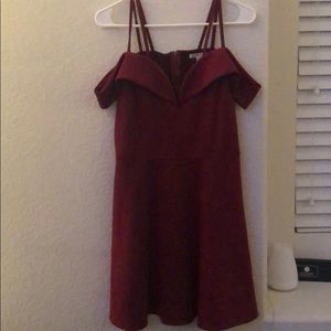Maroon Homecoming Dress